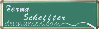 Herma Scheffter Visitenkarte